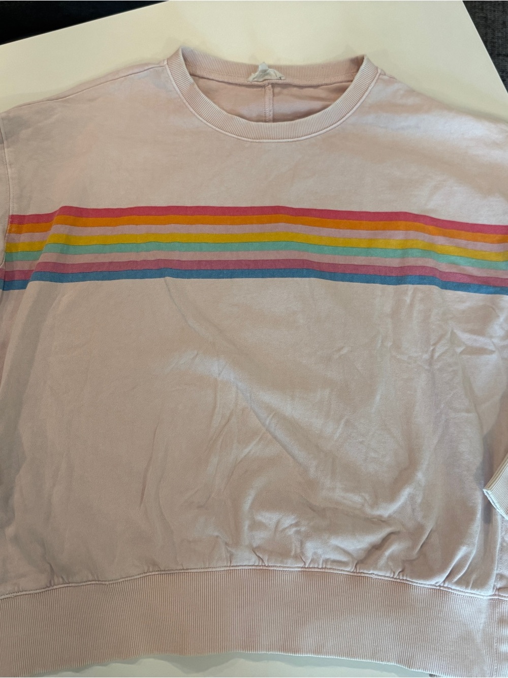 Easel vintage style striped crew neck sweatshirt - Picture 1 of 2